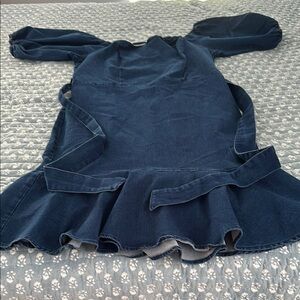 Navy Blue Denim Dress